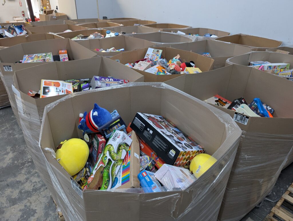Toys in our returns management service read for processing.